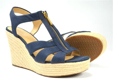 10 jill platform wedge michael michael kors|michael kors berkley wedge sandals.